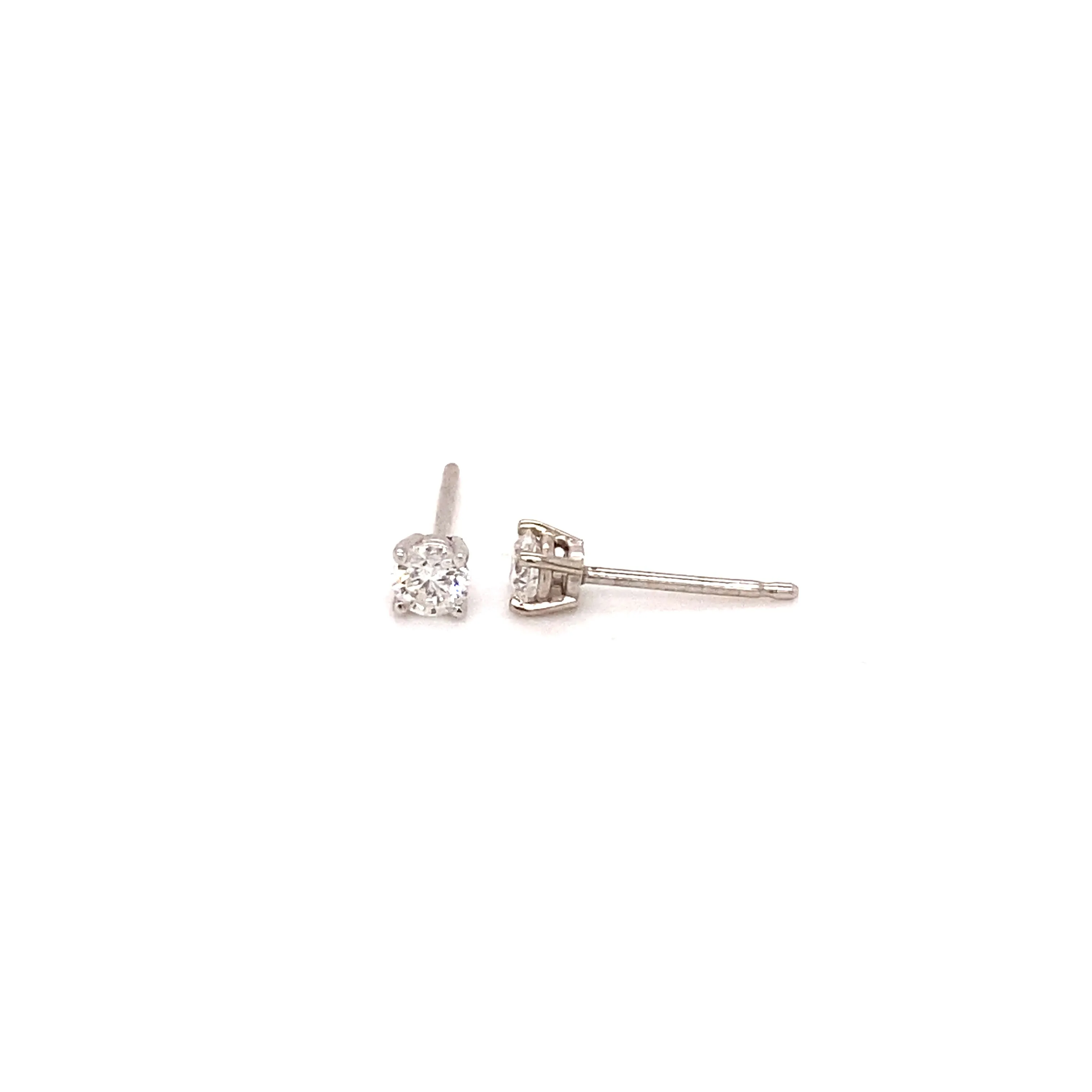 0.28ct G SI-2 Diamond 4-Prong Studs