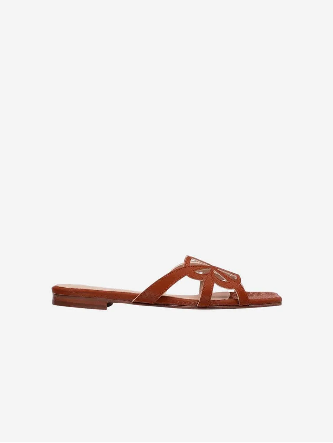 7pm Sunset at the Beach Vegan Sandals | Camel