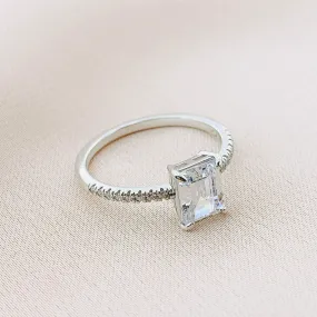 925 Silver CZ Ring