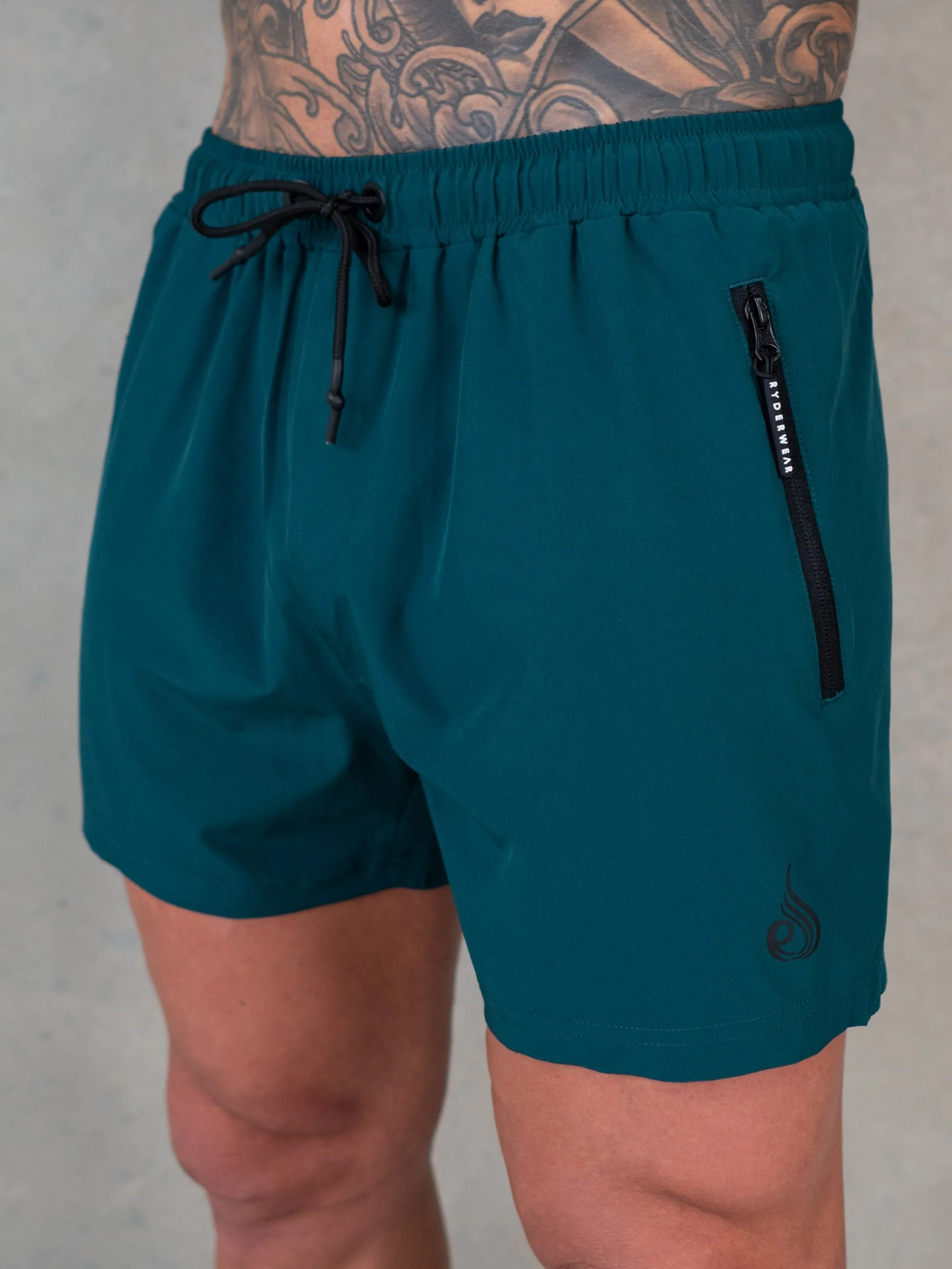 Adapt 5 Training Short - Emerald