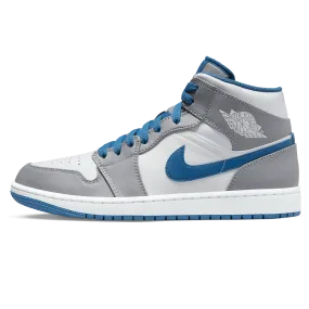 Air Jordan 1 Mid 'Cement True Blue'