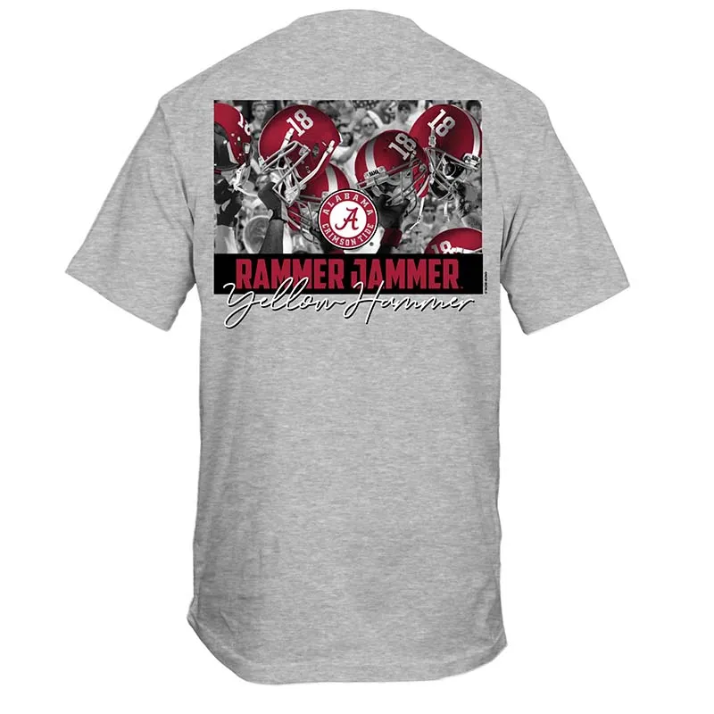 Alabama Raised Helmets Short Sleeve T-Shirt