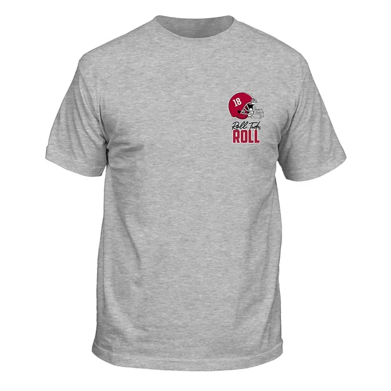 Alabama Raised Helmets Short Sleeve T-Shirt