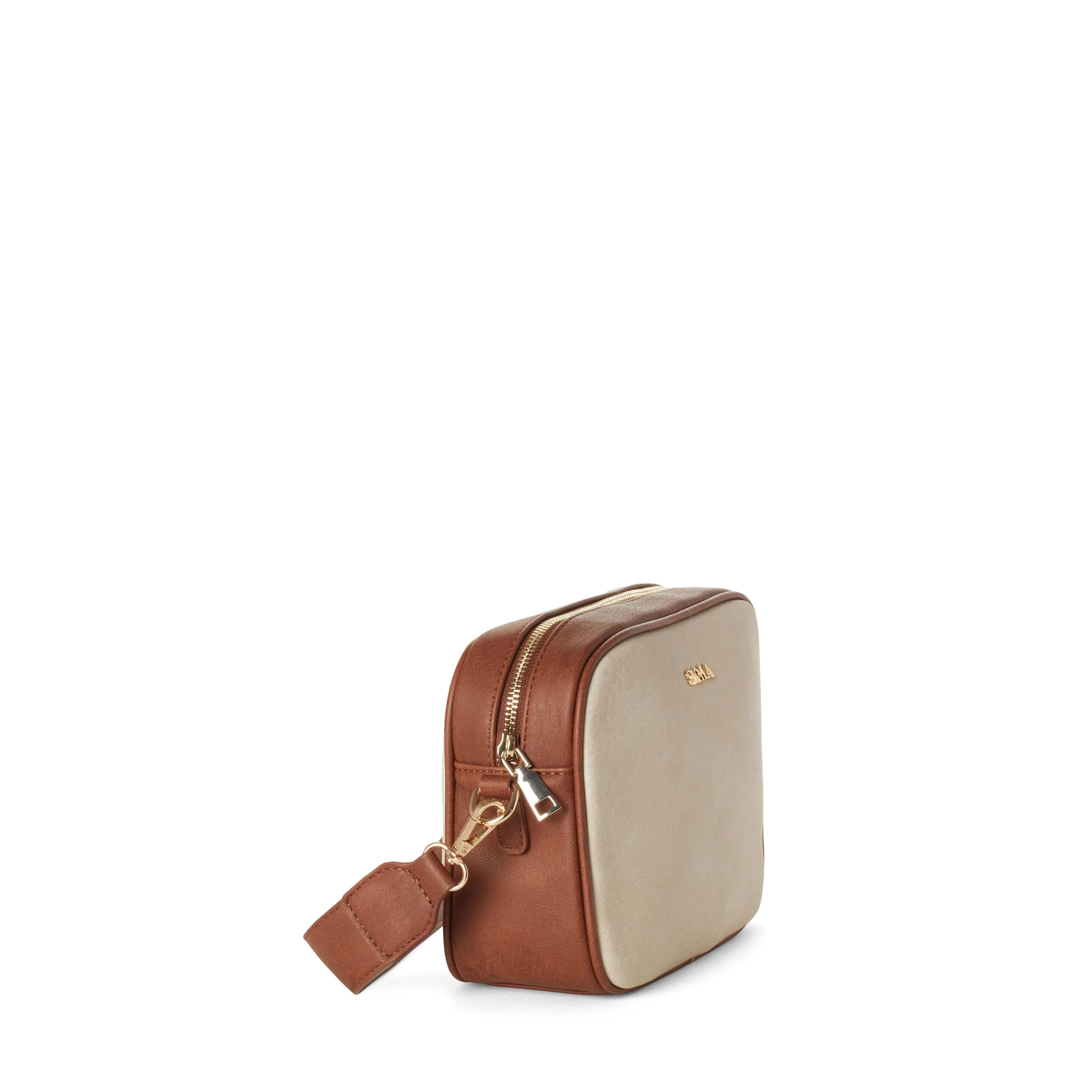 Alicia Vegan Crossbody Bag | Latte