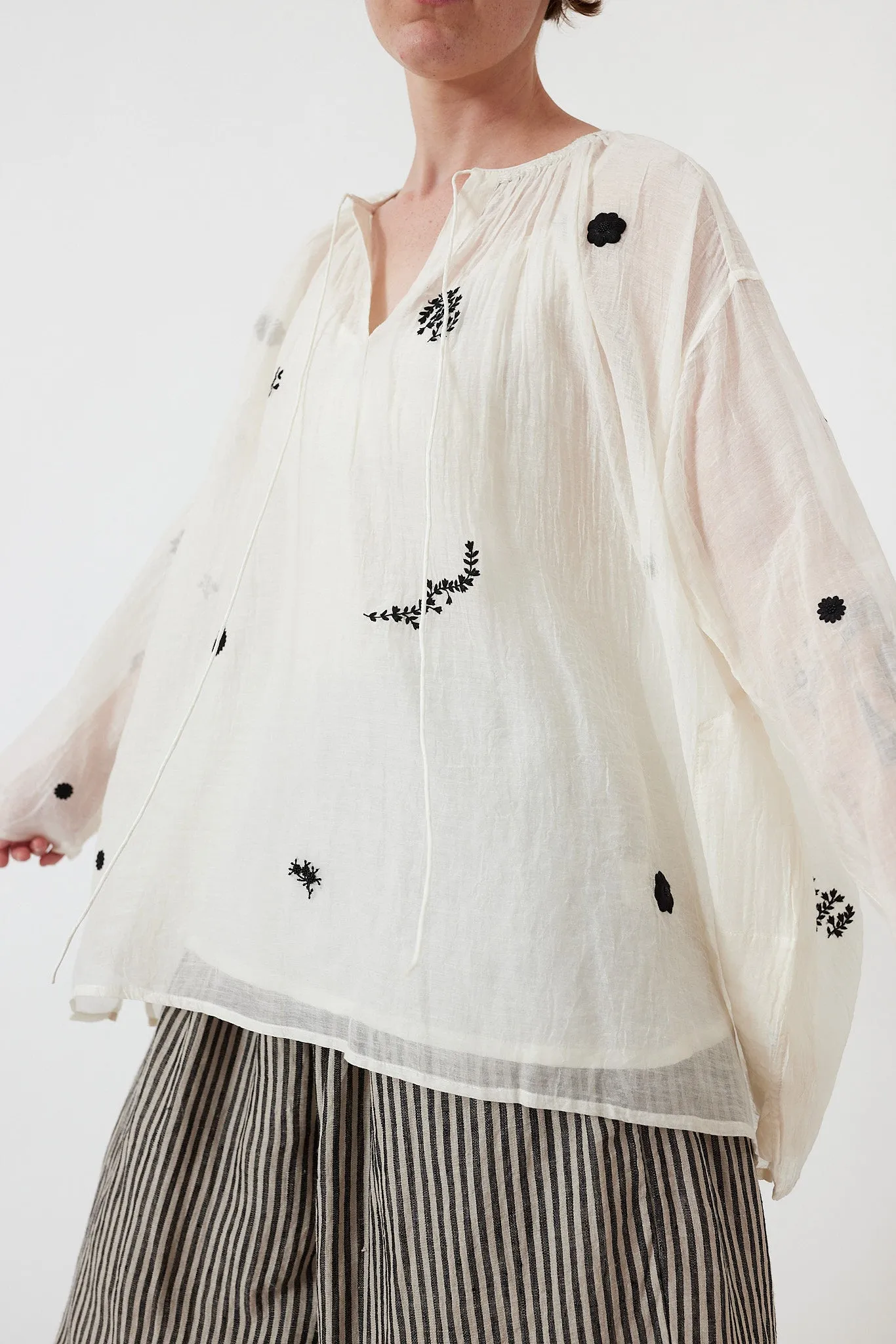 AO Dress - No. 69 - Dori Gather Blouse