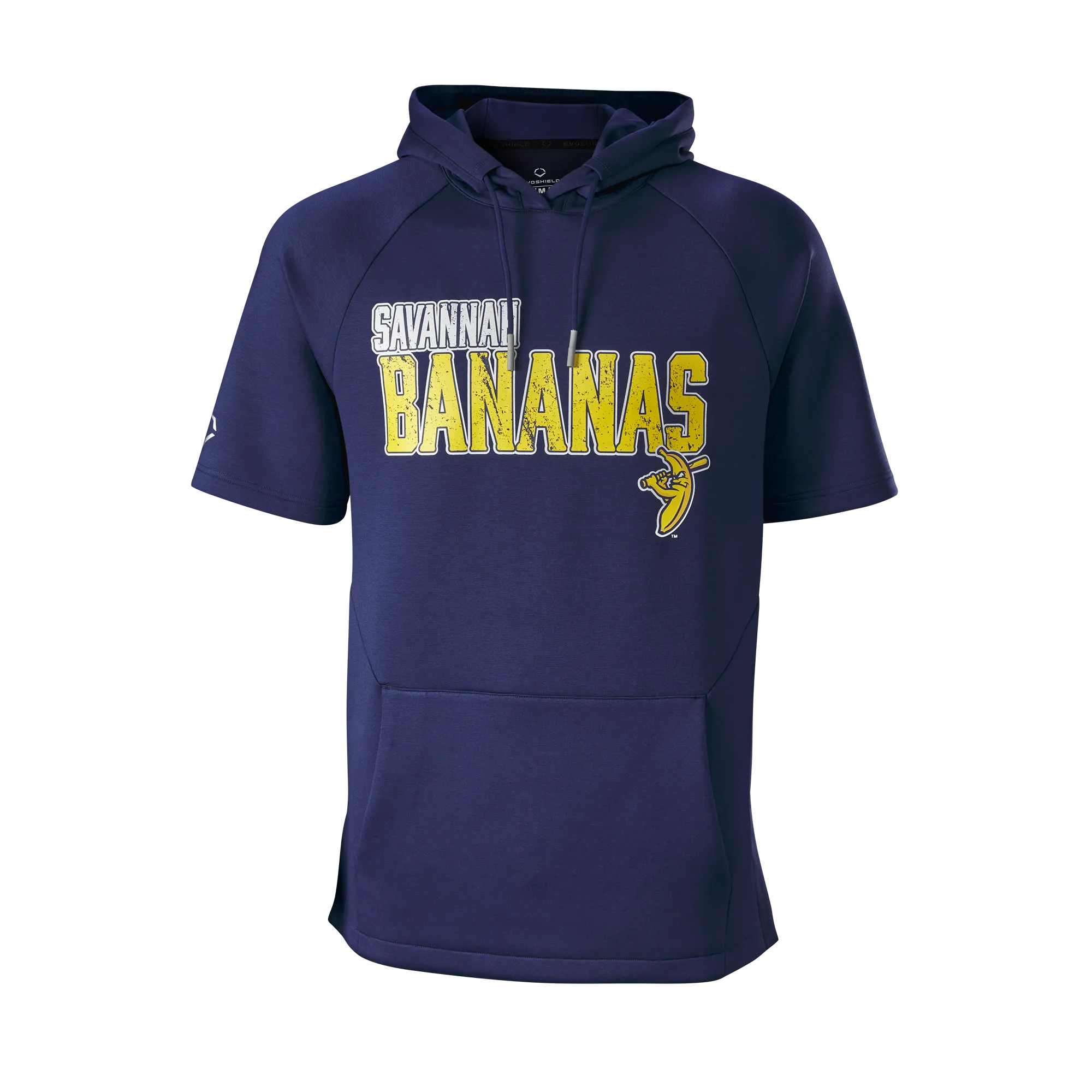 Bananas EvoShield Short Sleeve Hoodie - Navy