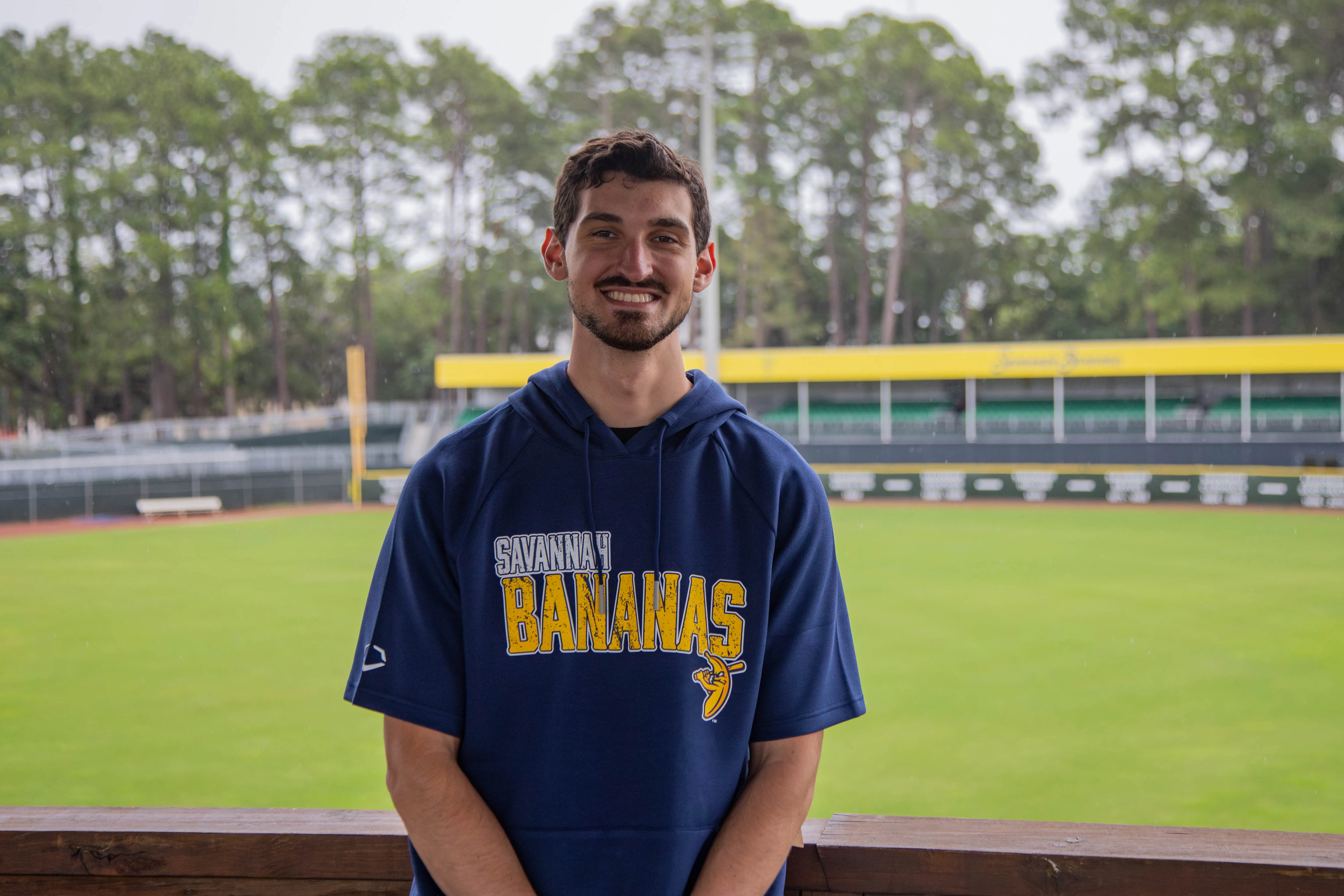 Bananas EvoShield Short Sleeve Hoodie - Navy