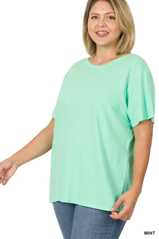 Basic Cotton Tee - Mint