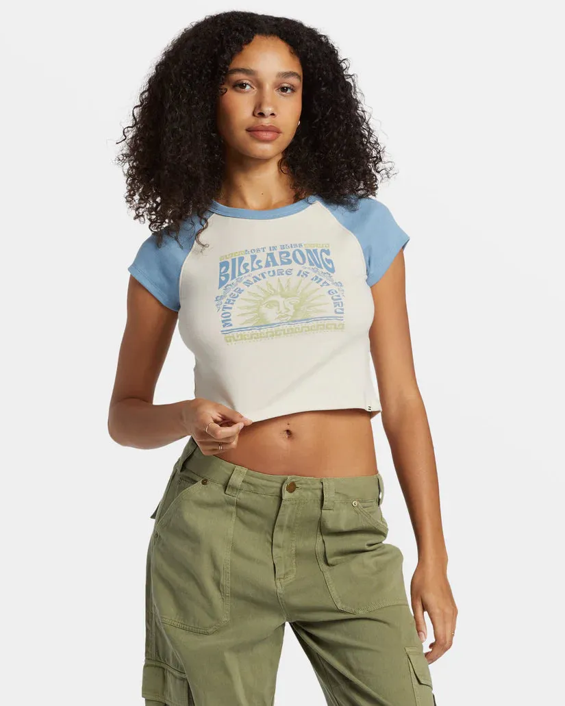 Blissed Cropped Raglan Tee