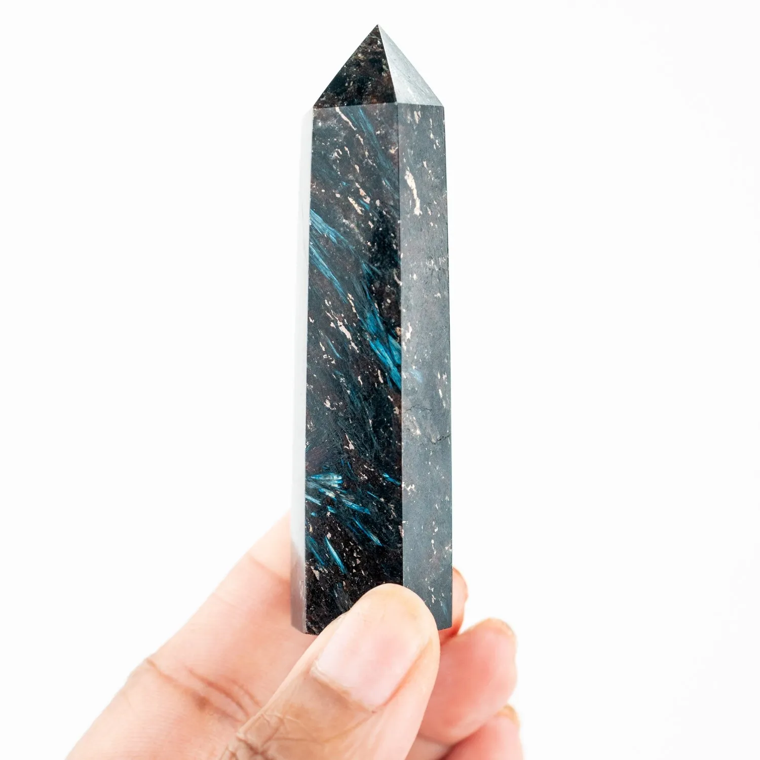 Blue Astrophyllite Point