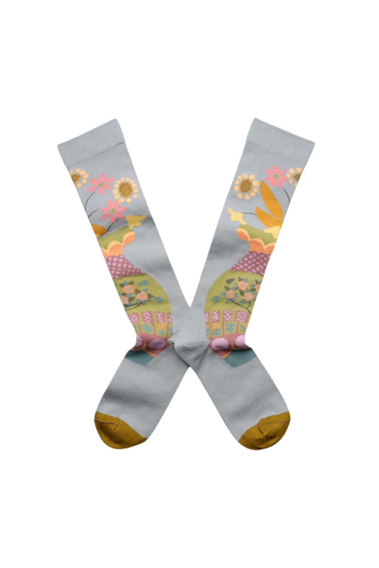 Bonne Maison Socks - knee high - Bouquet Pluie