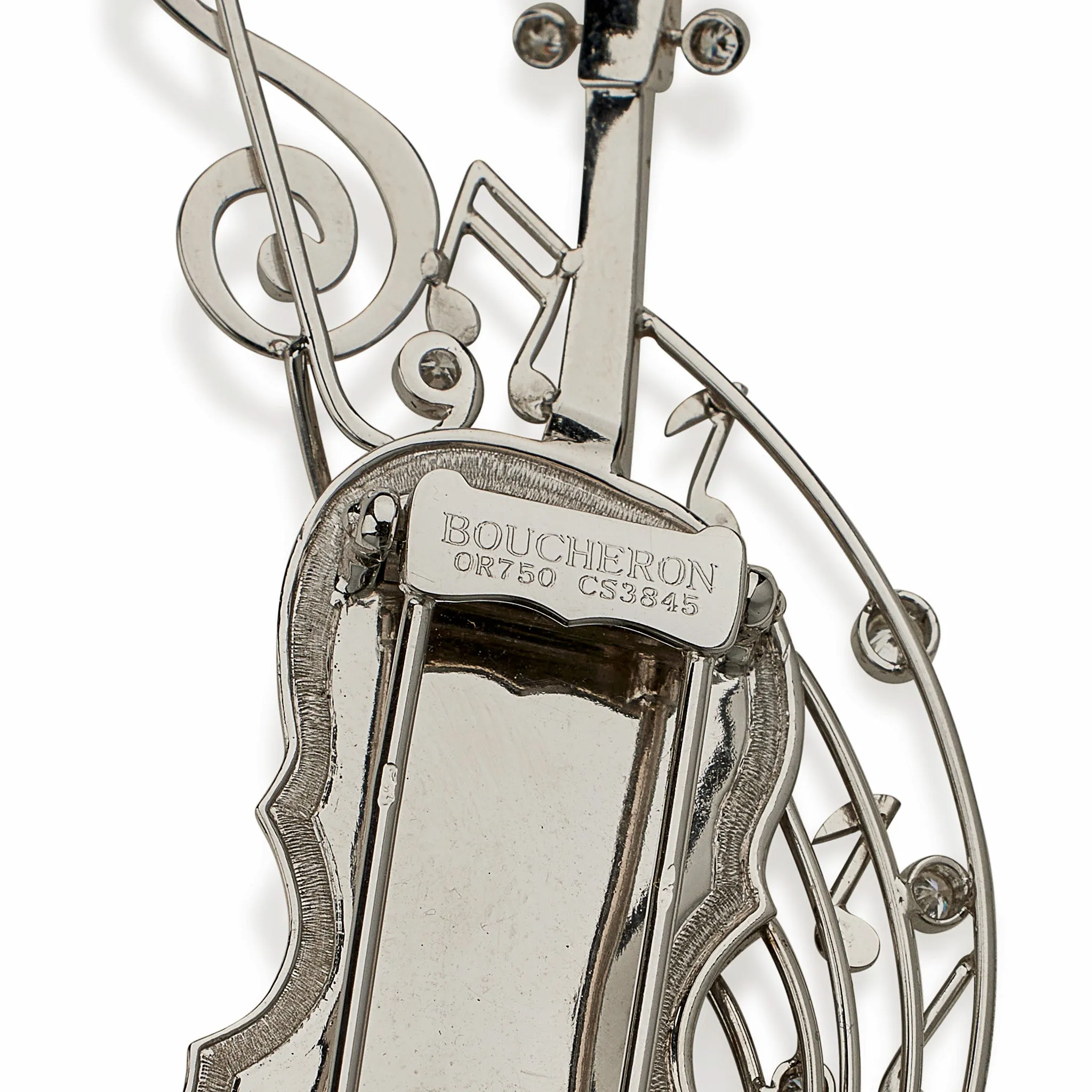 Boucheron Paris Diamond Cello Brooch