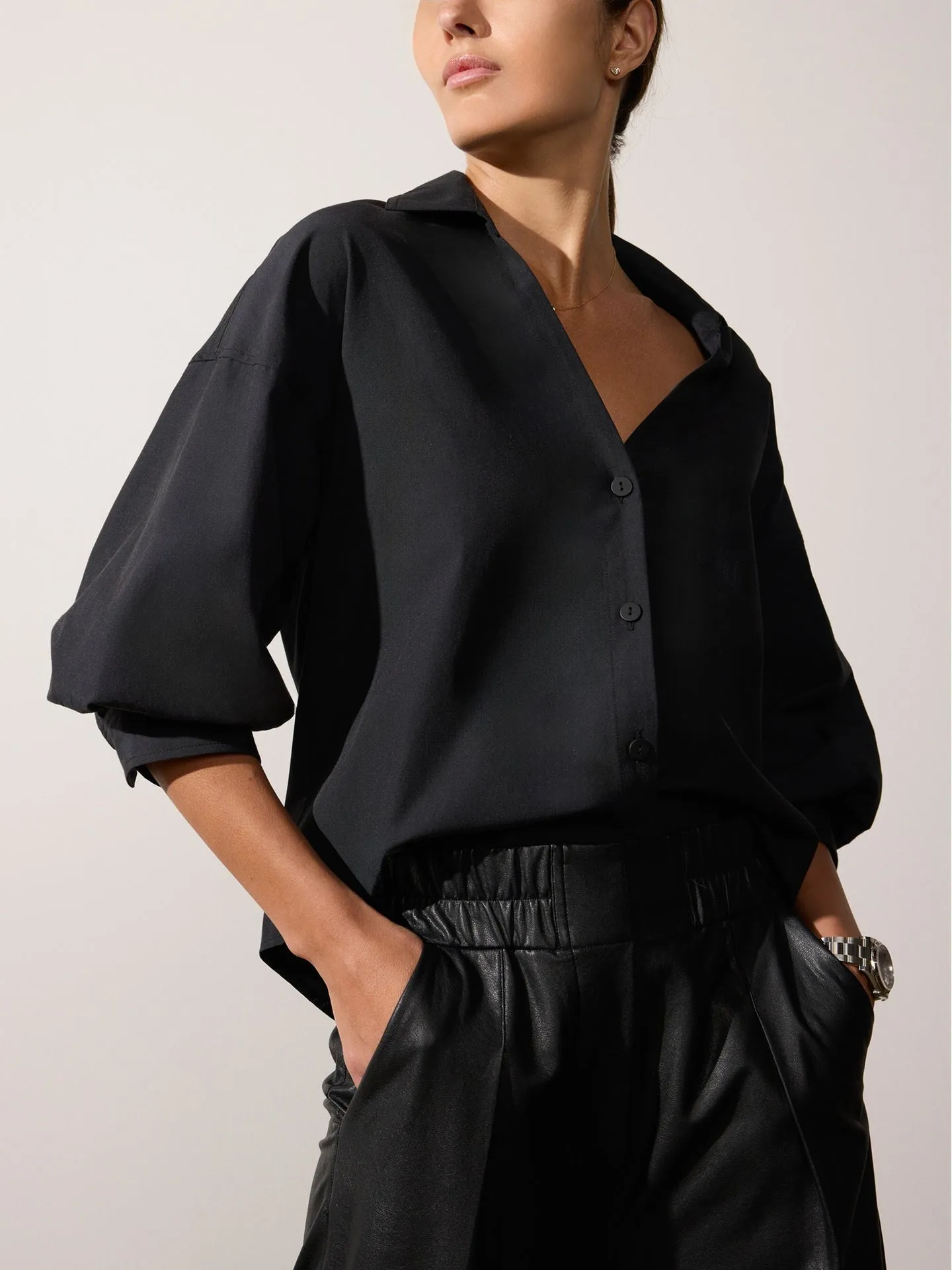 Brochu Walker Kate Shirt Black Onyx