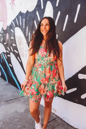 Brynlee Floral Mini Dress