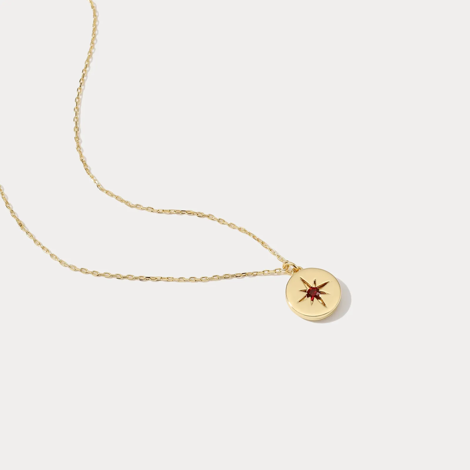 Burgundy Aurora Polaris Necklace