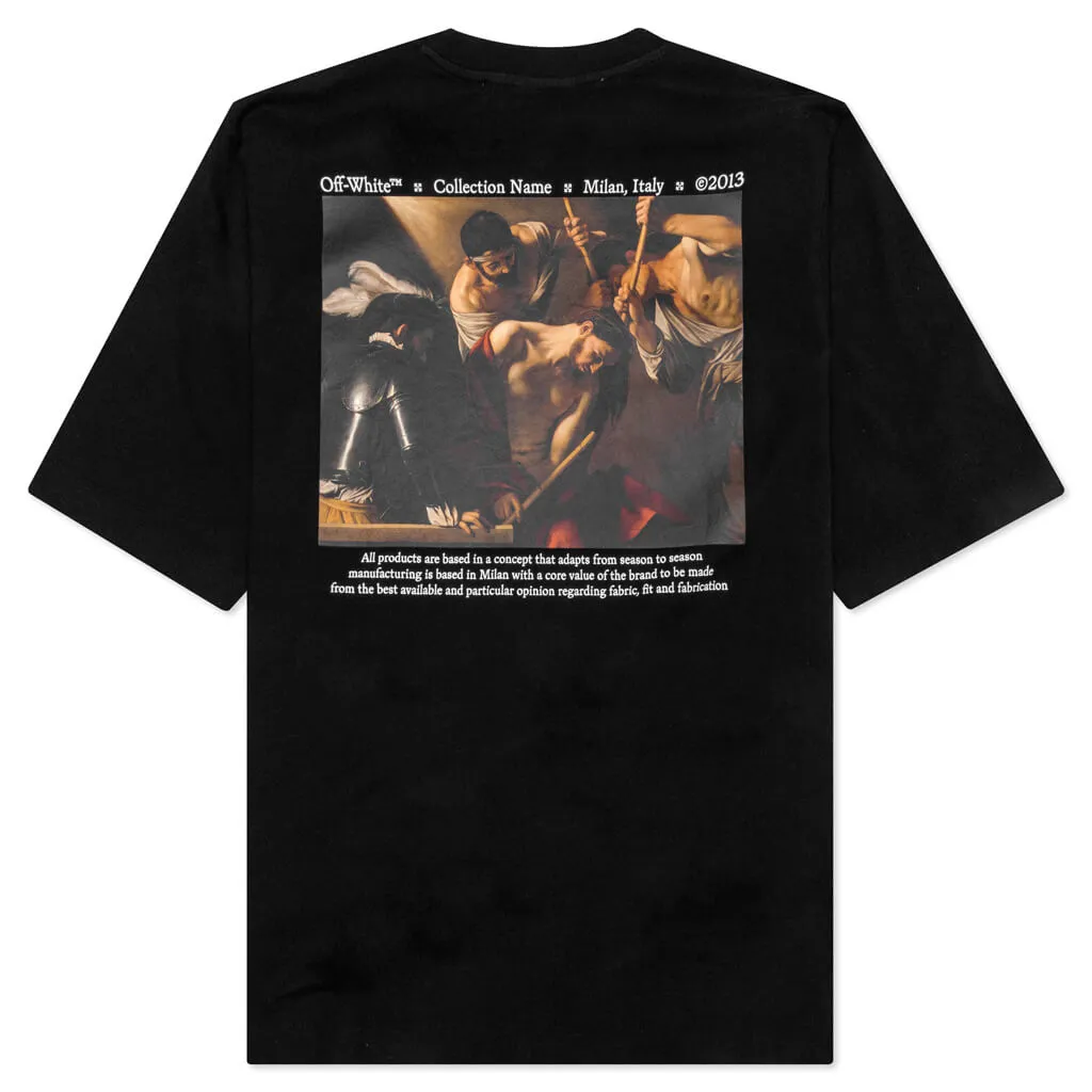 Caravaggio Crowning Skate S/S Tee - Black/White