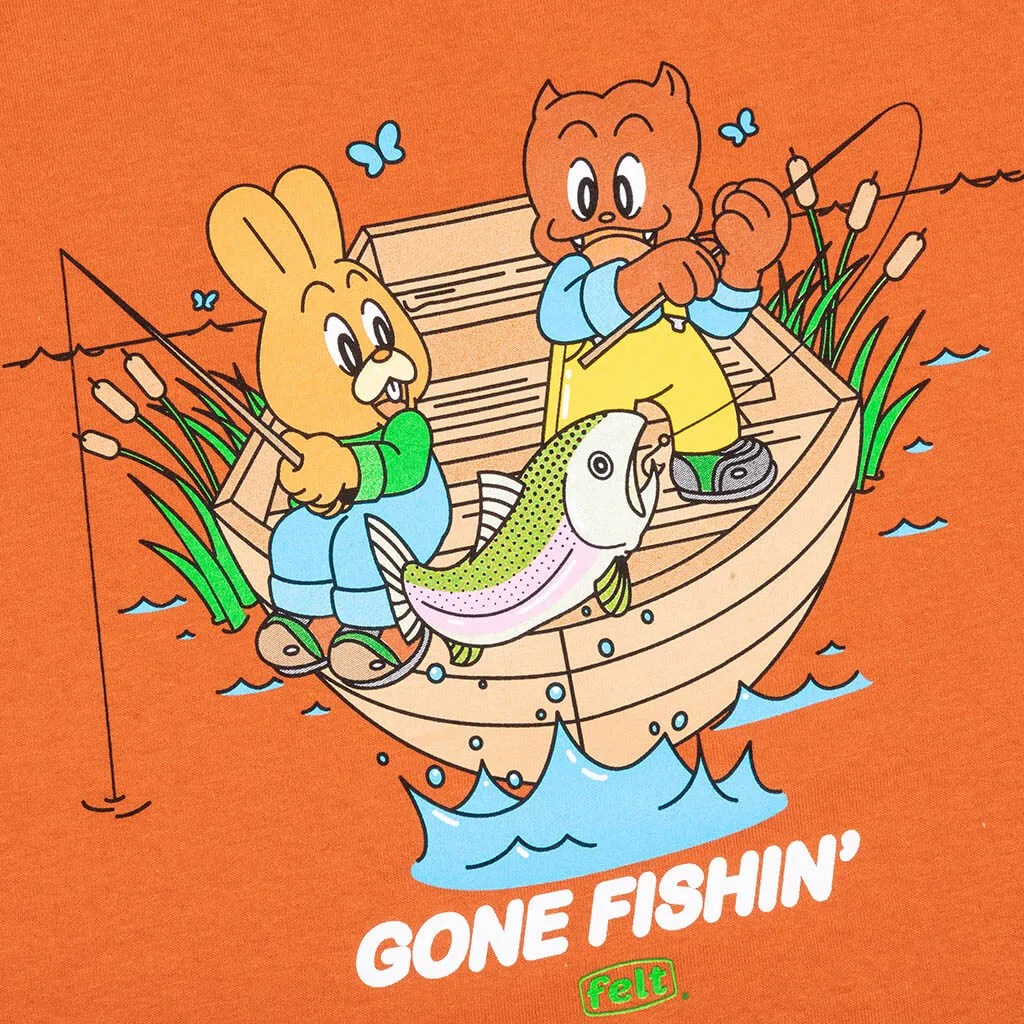 Carrots by Gone Fishing Tee - Orange