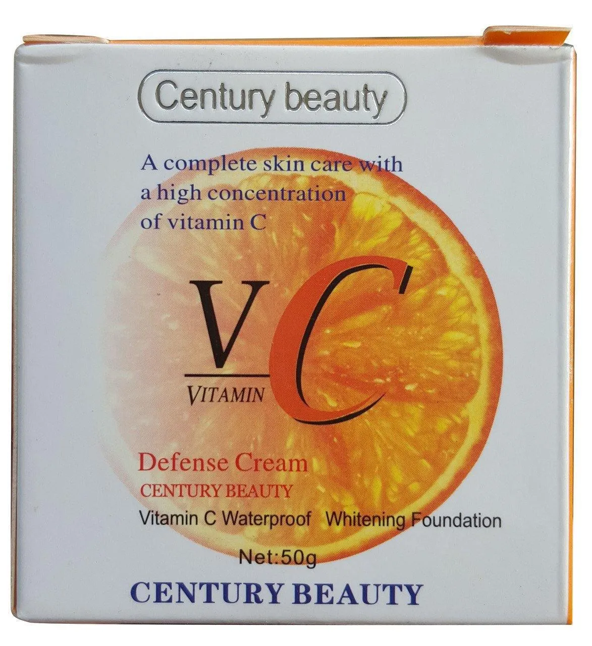 Century Beauty Vitamin C VC Waterproof Whitening Foundation 50g – Imported