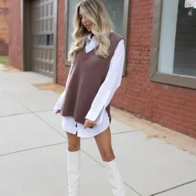 Charlie Oversized Sweater Vest