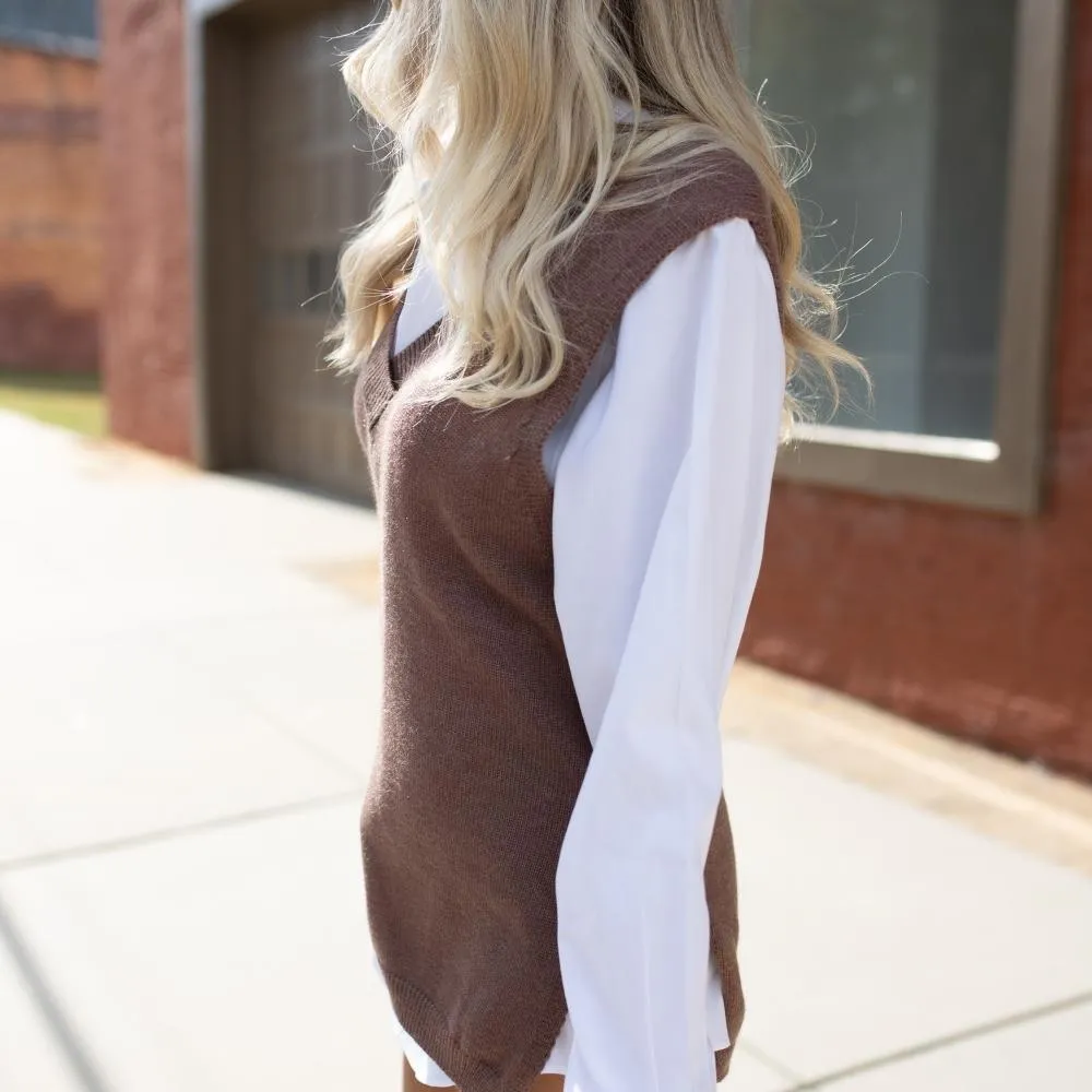 Charlie Oversized Sweater Vest