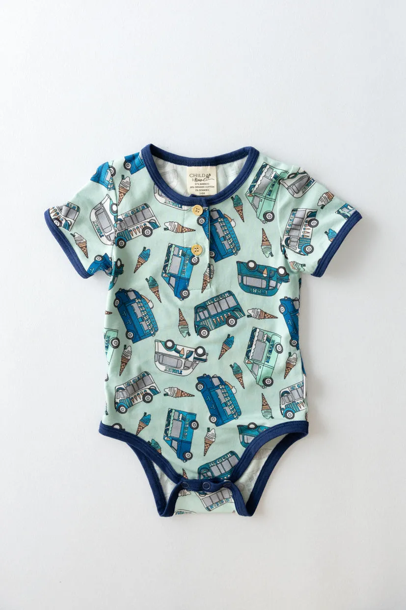 Child Of Mine Organic Cotton Bodysuit - Mr Ice Cream