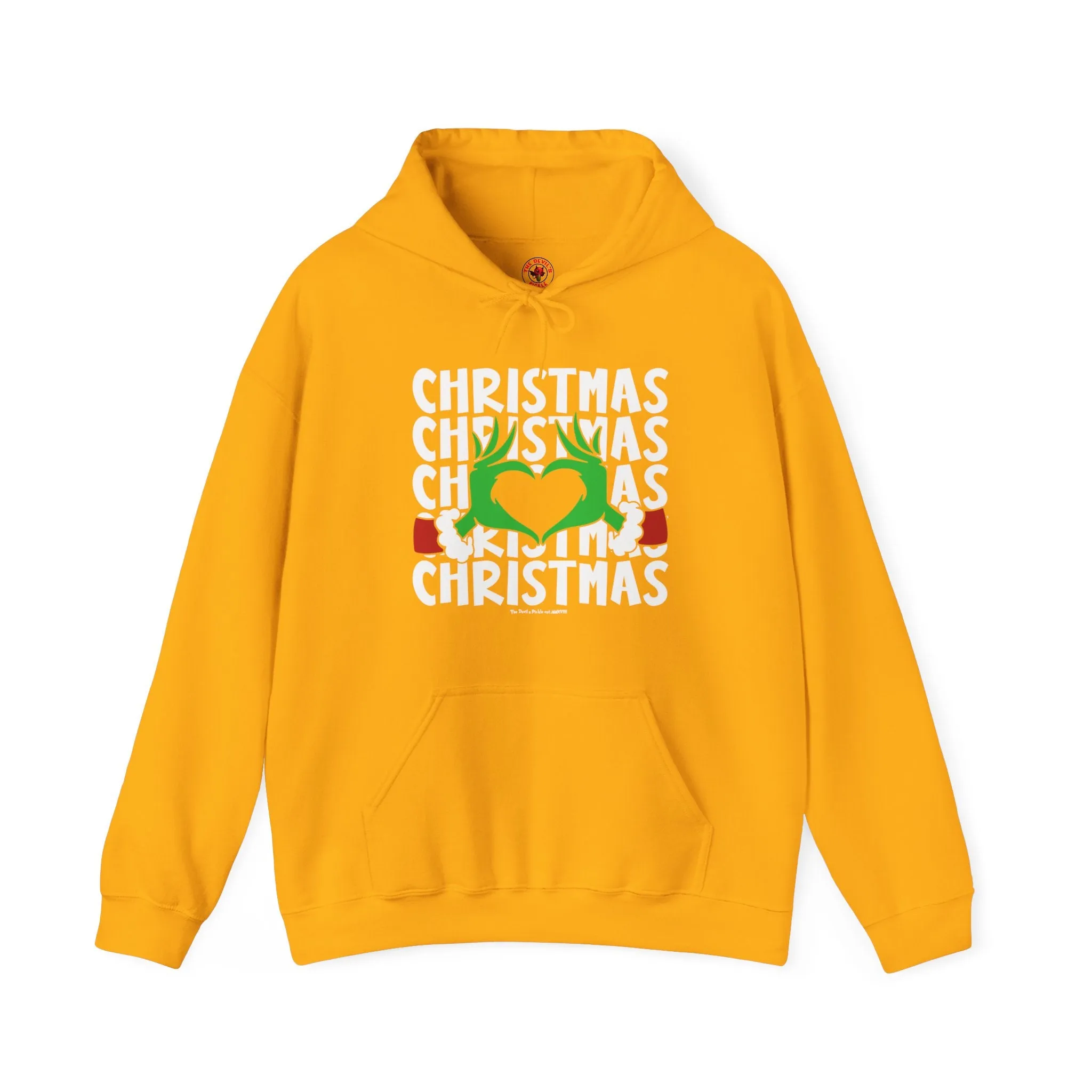 Christmas Heart Hooded Sweatshirt