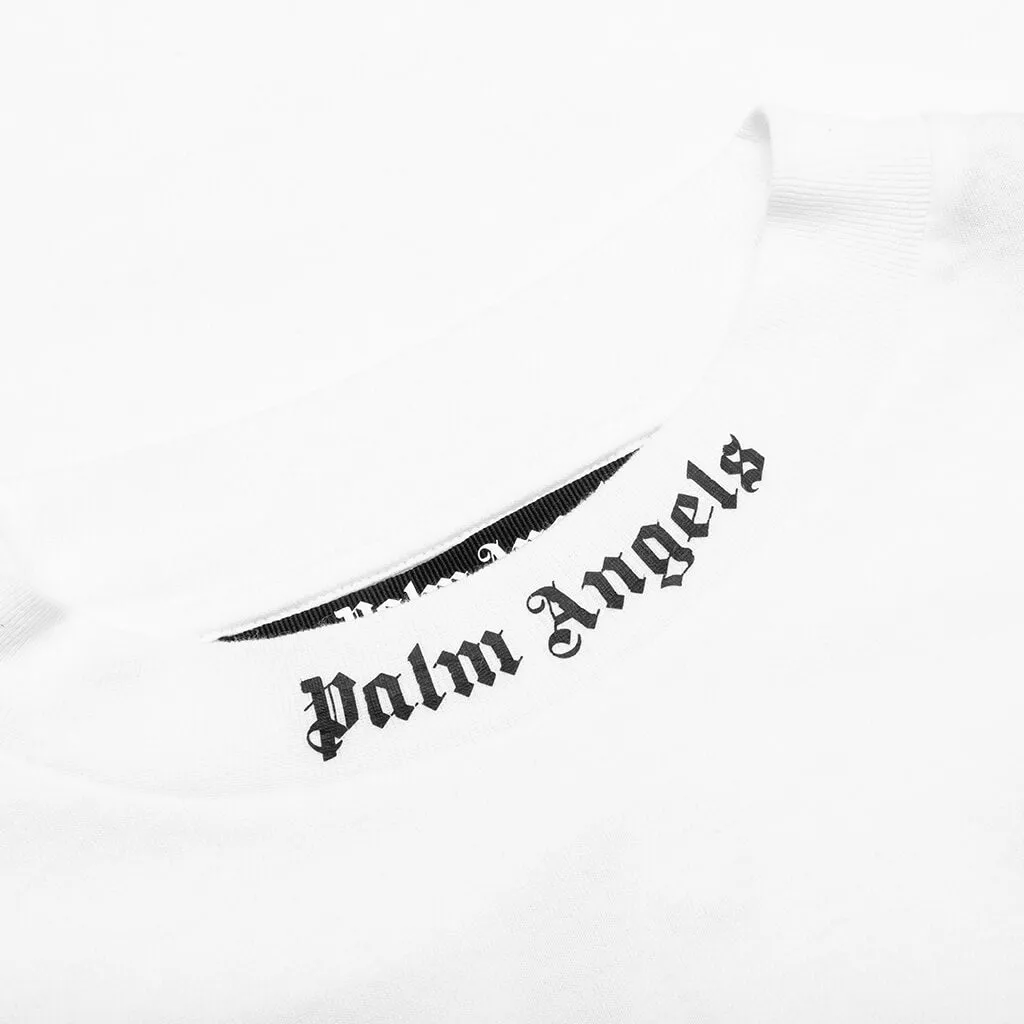 Classic Logo Over Tee L/S - White/Black