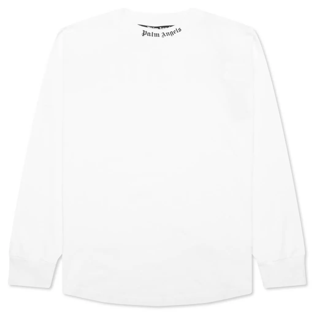 Classic Logo Over Tee L/S - White/Black