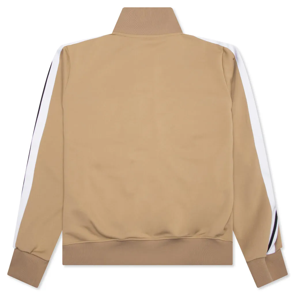 Classic Track Jacket - Beige/White