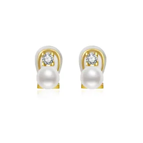 Clip-On Freshwater Pearl Earrings WE00607