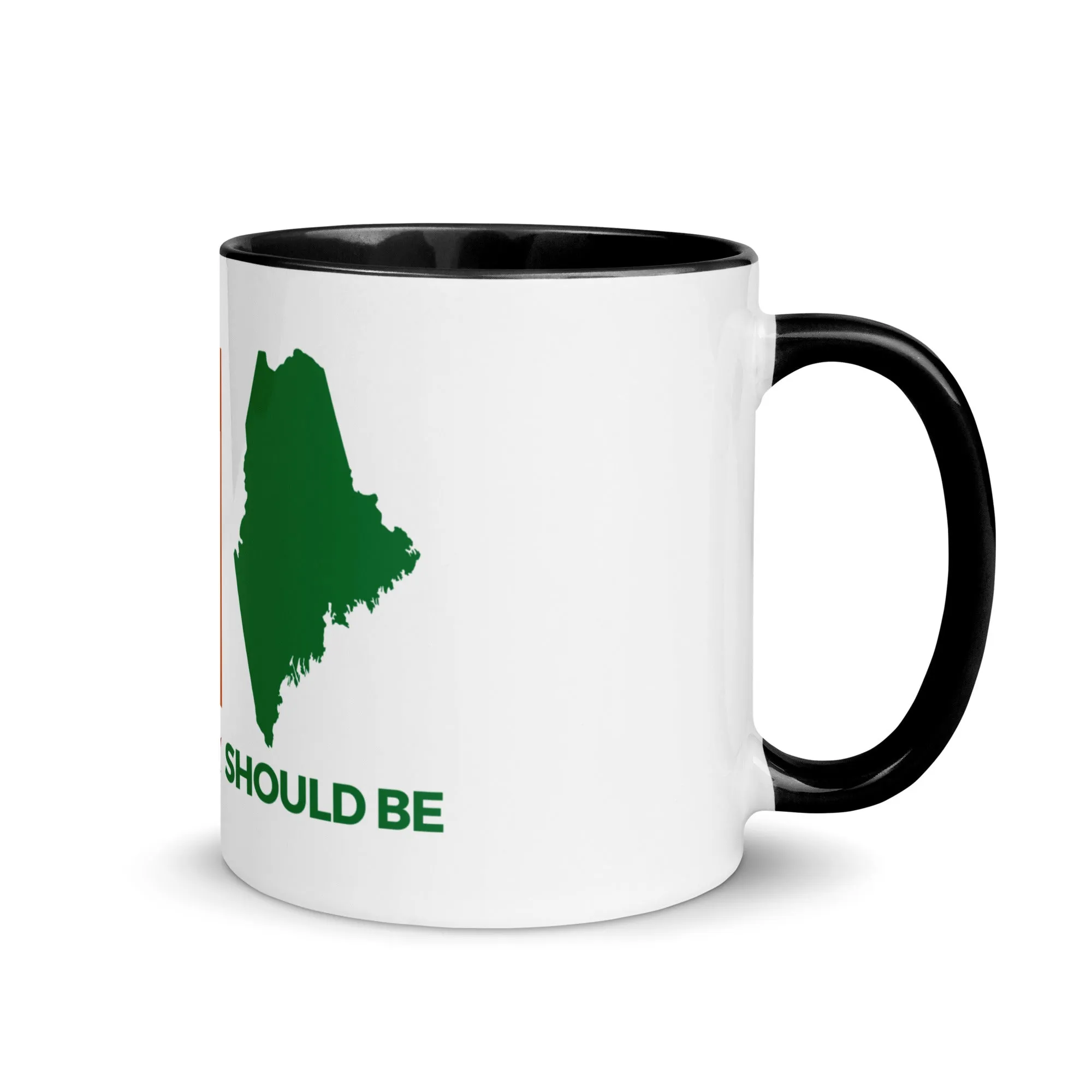 Coastal Maine Cannabis Inspired Mug with Color Inside