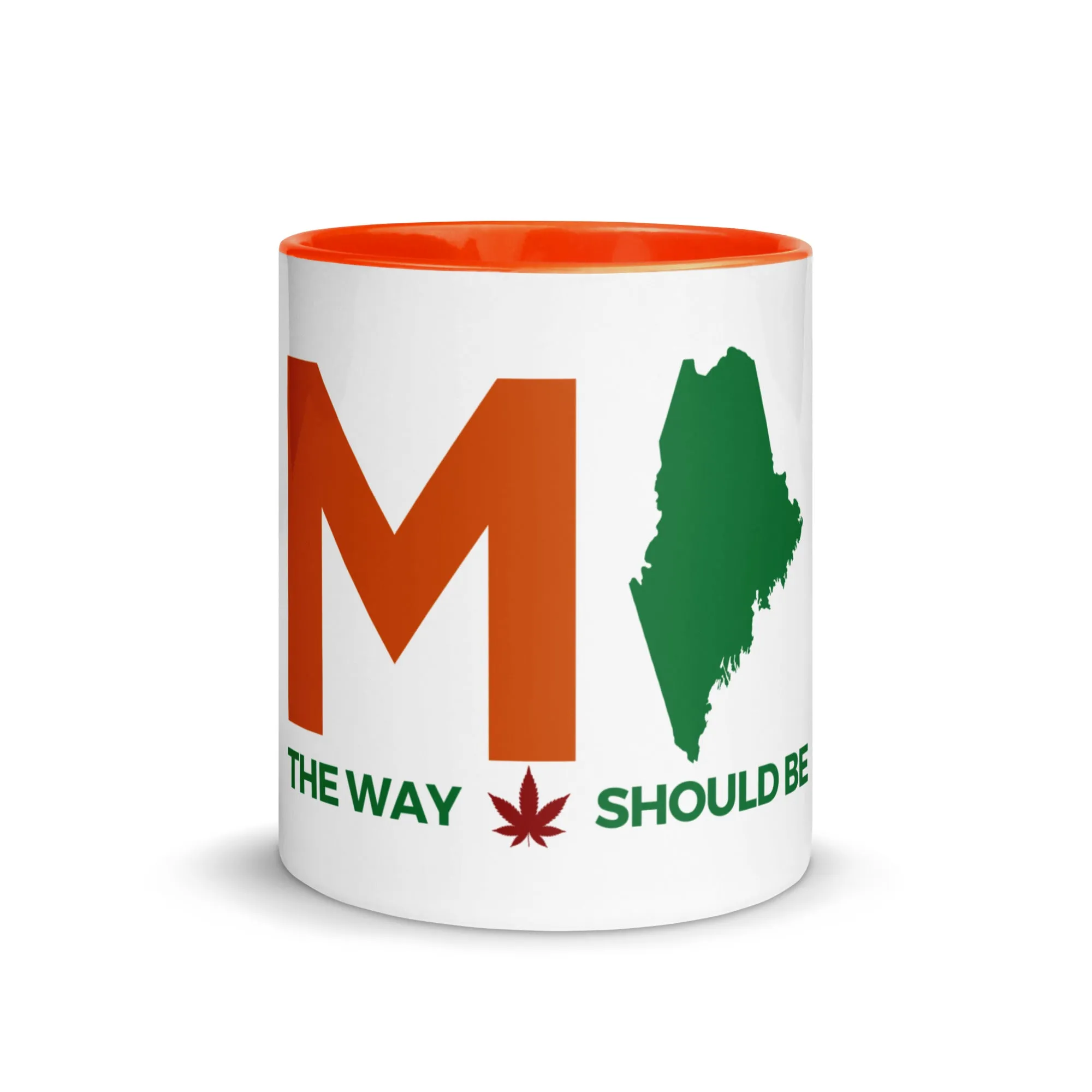 Coastal Maine Cannabis Inspired Mug with Color Inside