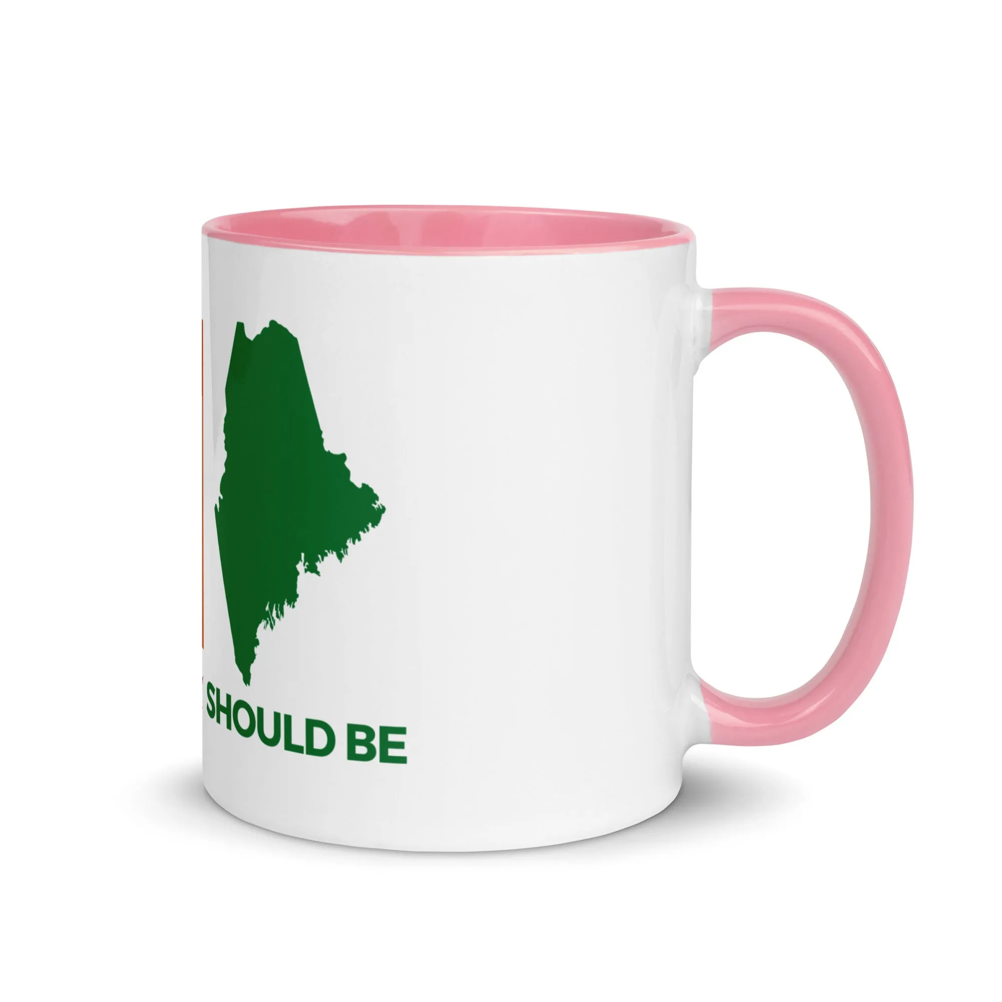 Coastal Maine Cannabis Inspired Mug with Color Inside