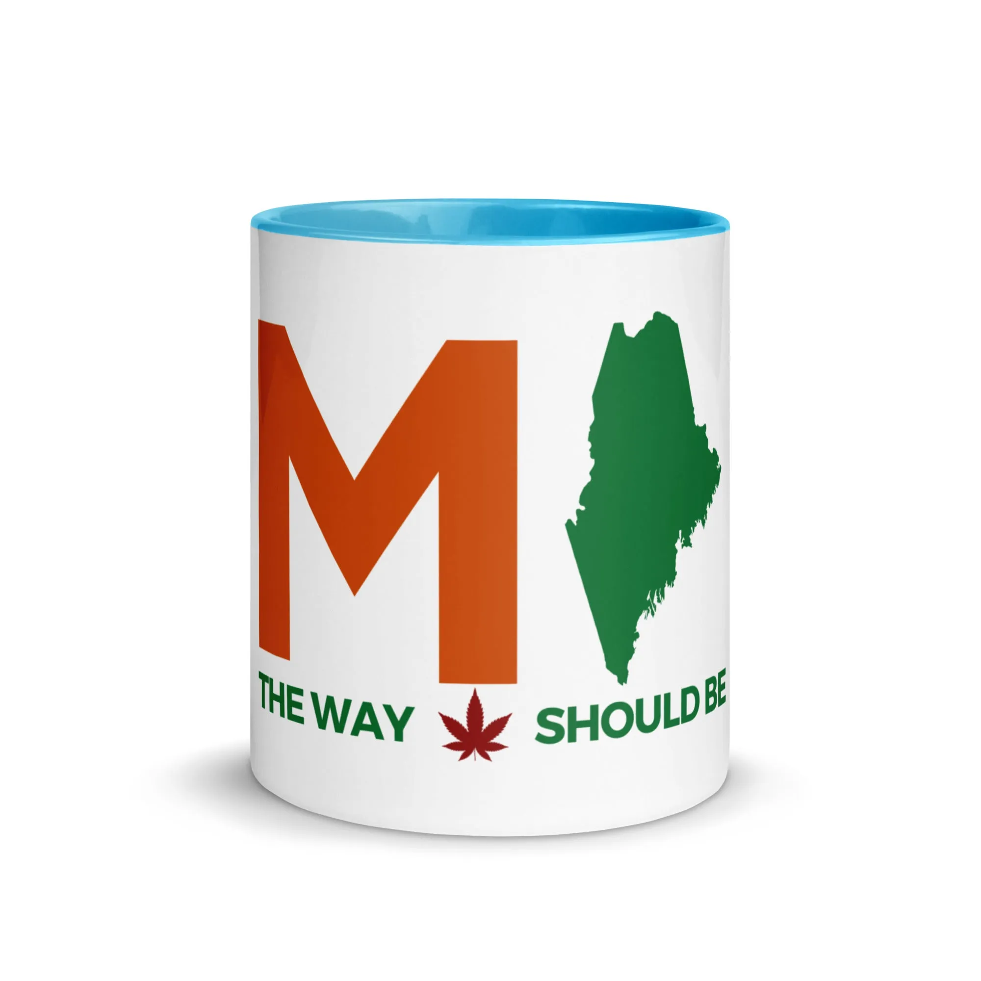 Coastal Maine Cannabis Inspired Mug with Color Inside