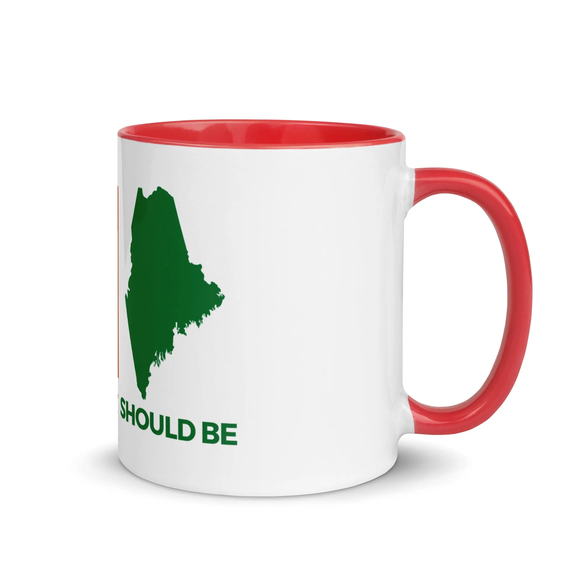 Coastal Maine Cannabis Inspired Mug with Color Inside