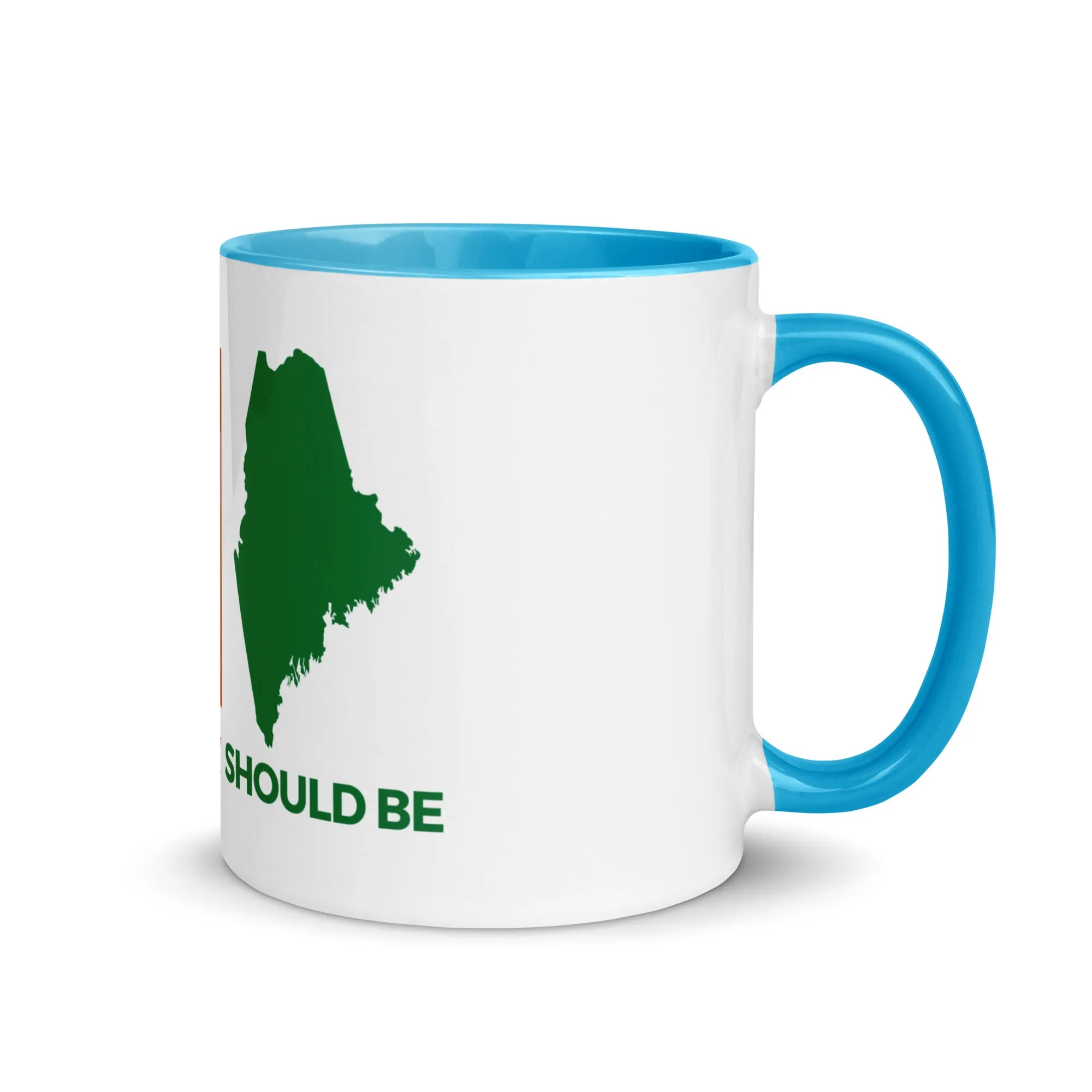 Coastal Maine Cannabis Inspired Mug with Color Inside