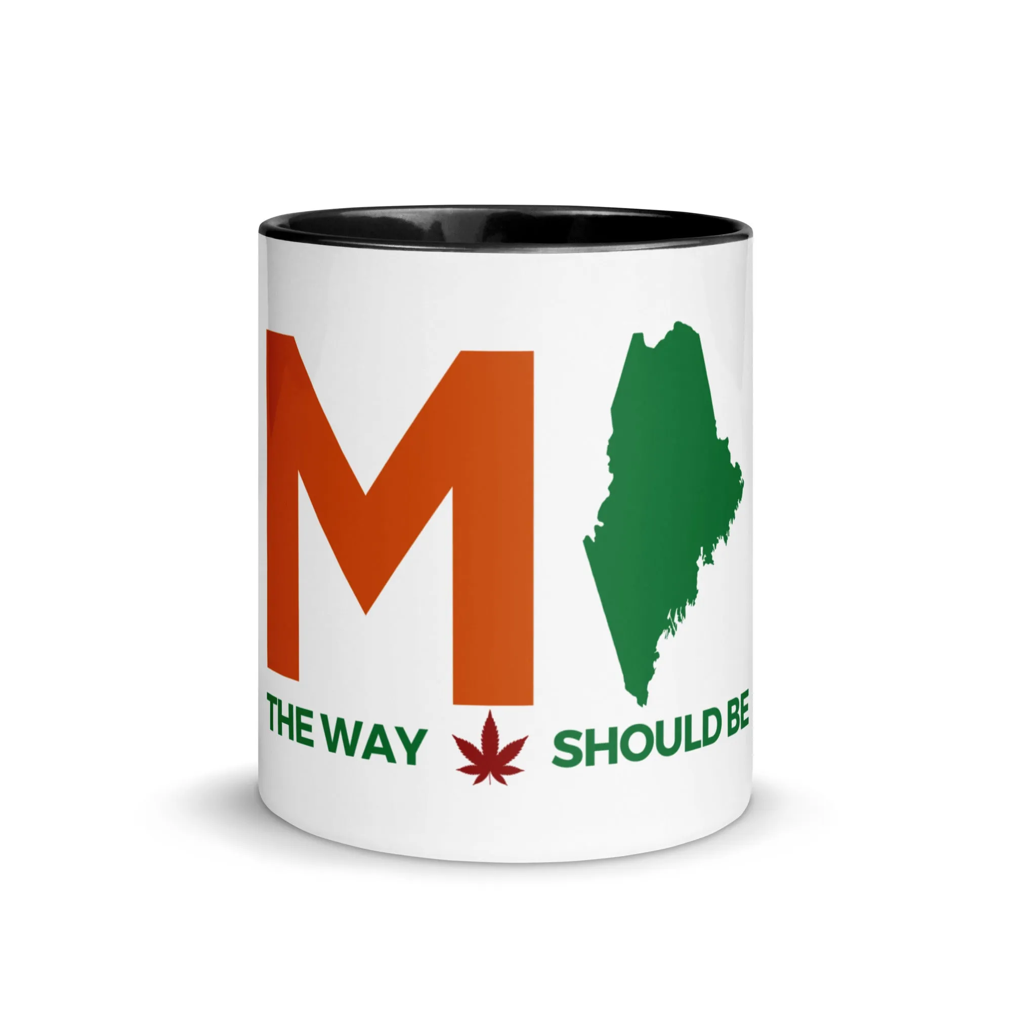 Coastal Maine Cannabis Inspired Mug with Color Inside