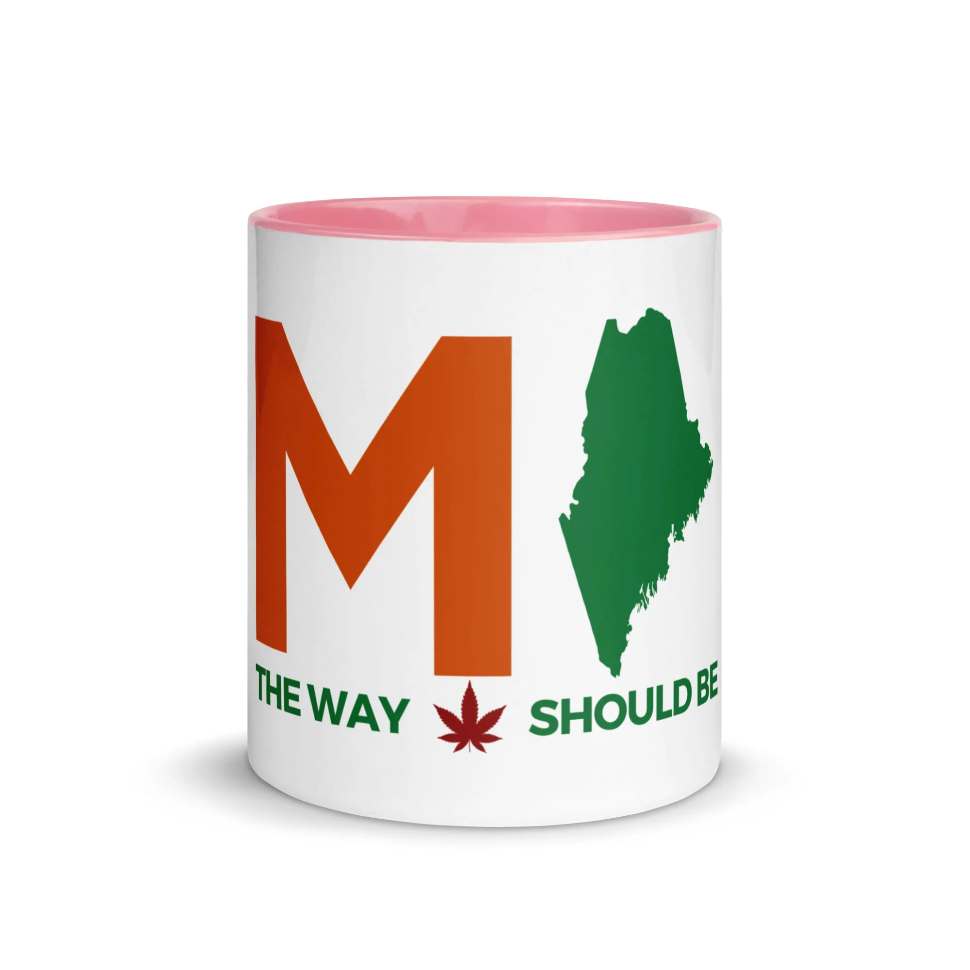 Coastal Maine Cannabis Inspired Mug with Color Inside