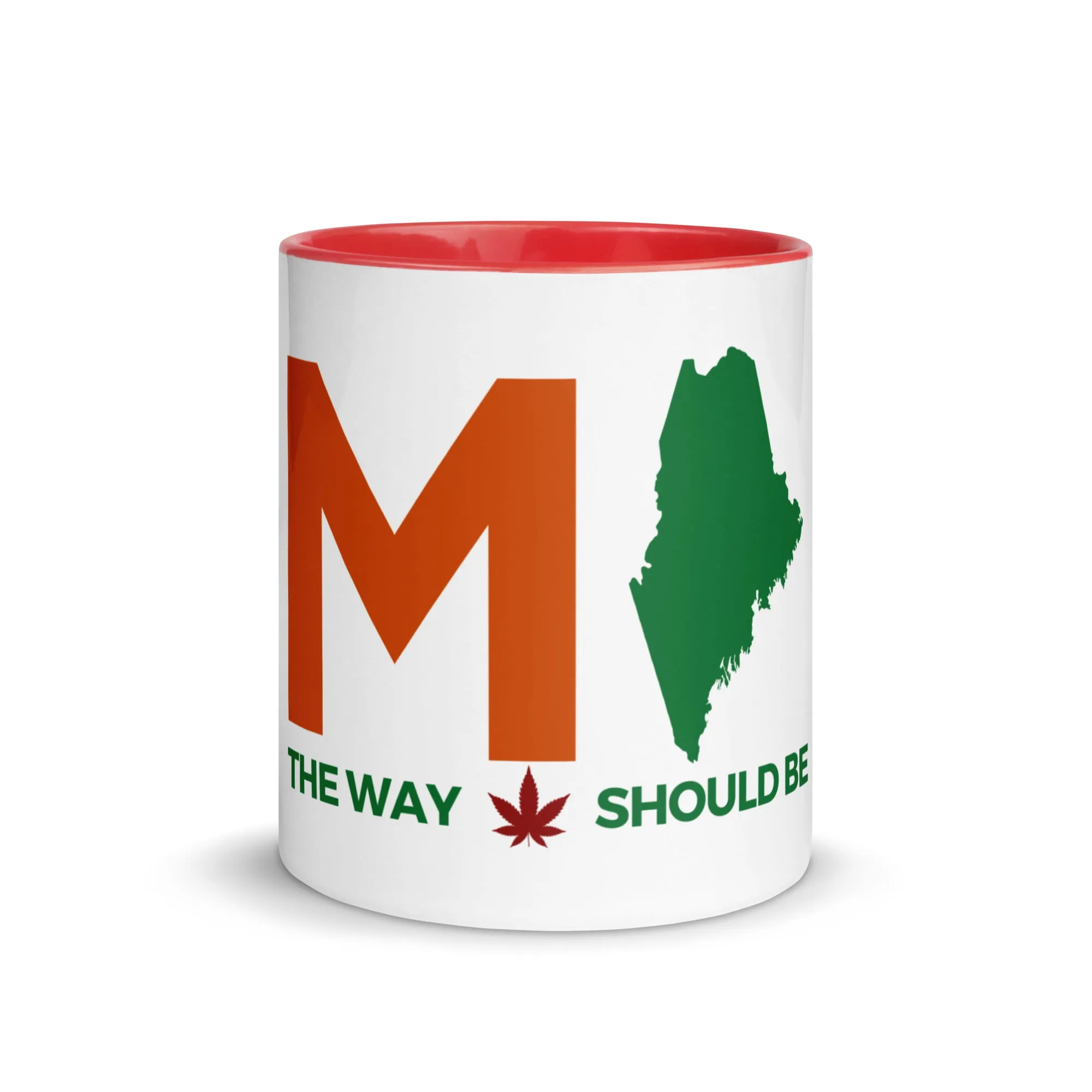 Coastal Maine Cannabis Inspired Mug with Color Inside