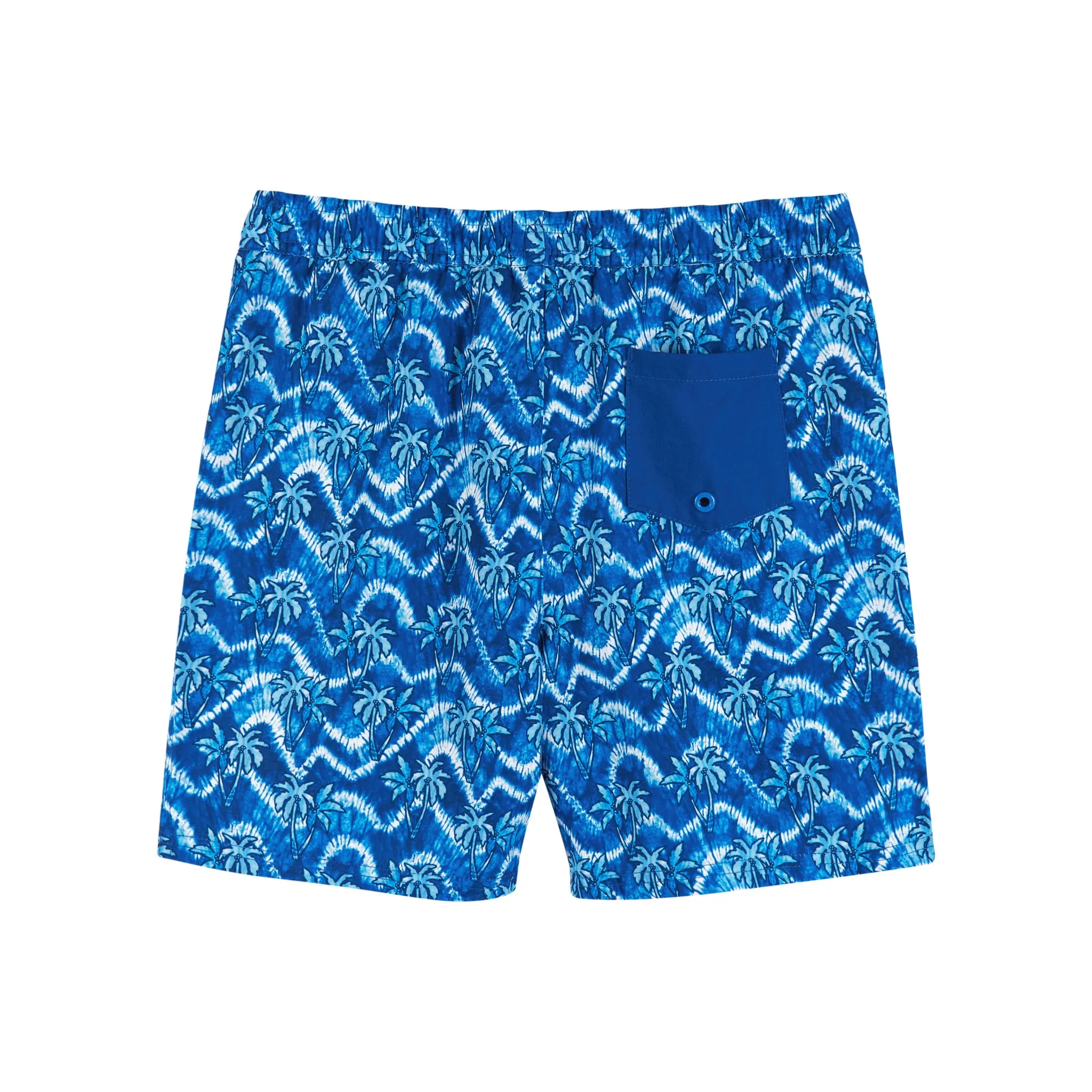 Comfort Stretch Lined Boardshort | Tie Dye Palm Tree (Size 8-16 Years)