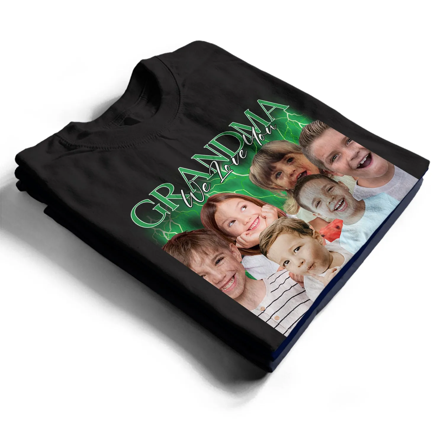 Custom Photo Funny Mommy Nana Papa My Grandkids - Gift For Mothers, Fathers, Grandma, Grandpa, Kids - Personalized T Shirt