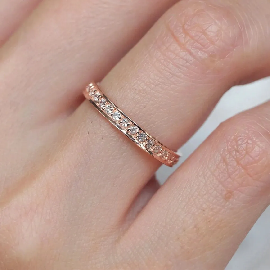 Diamond Band Ring Reiko