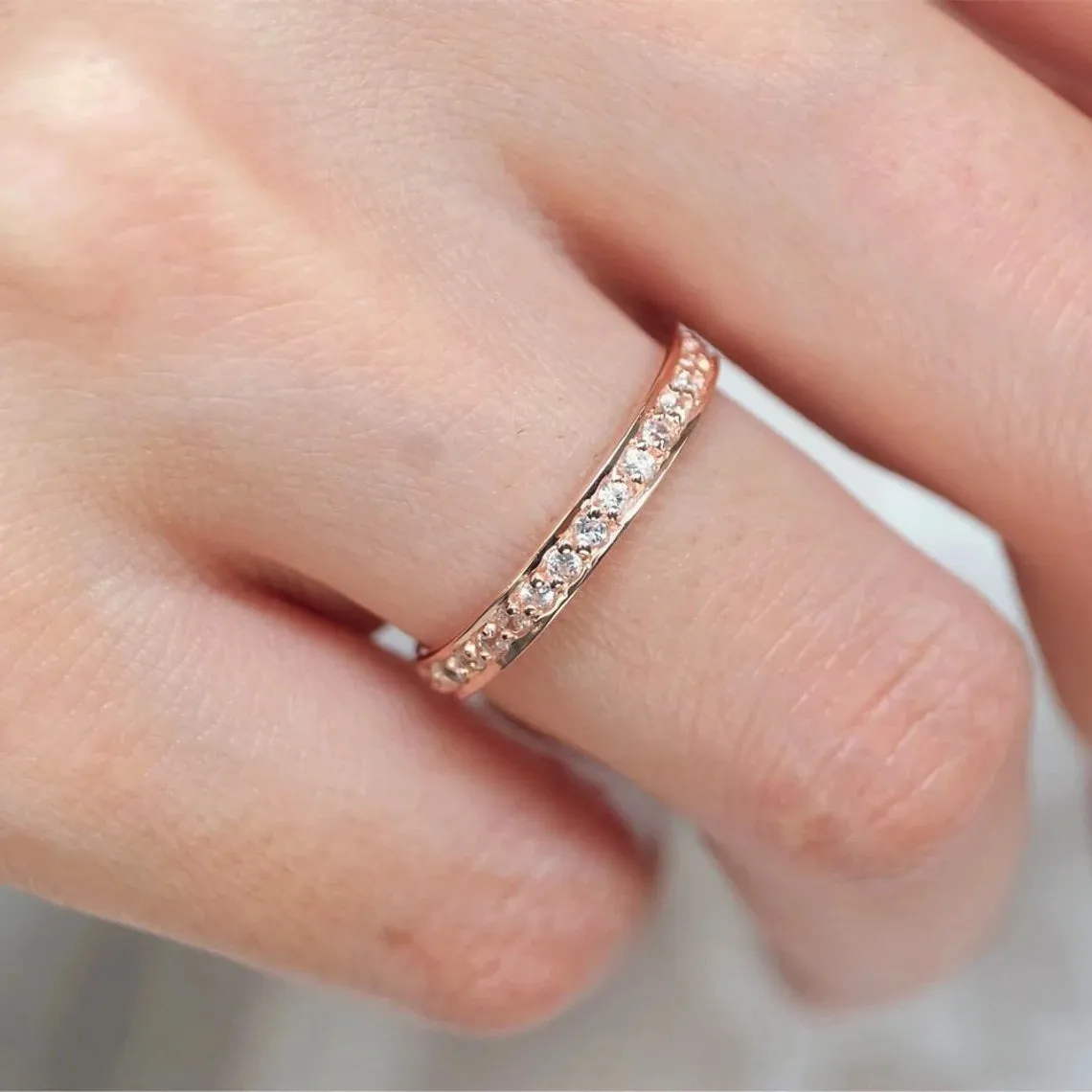 Diamond Band Ring Reiko