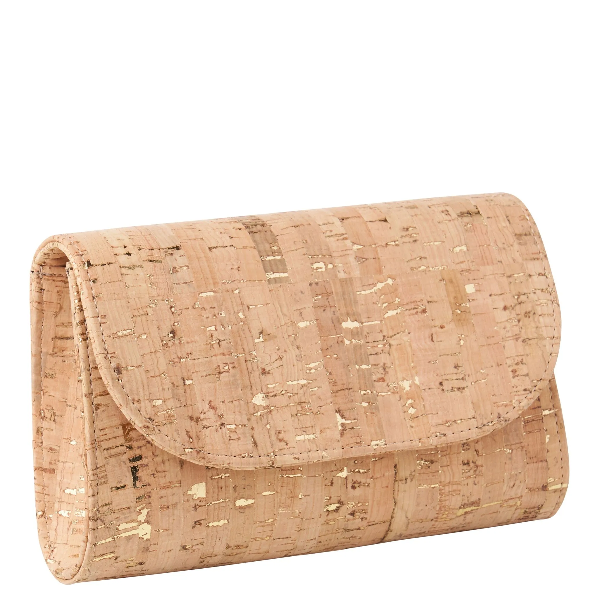 Didi Cork Vegan Mini Clutch | Gold Speckled