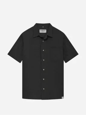 Dingwalls Men's Linen Shirt | Black