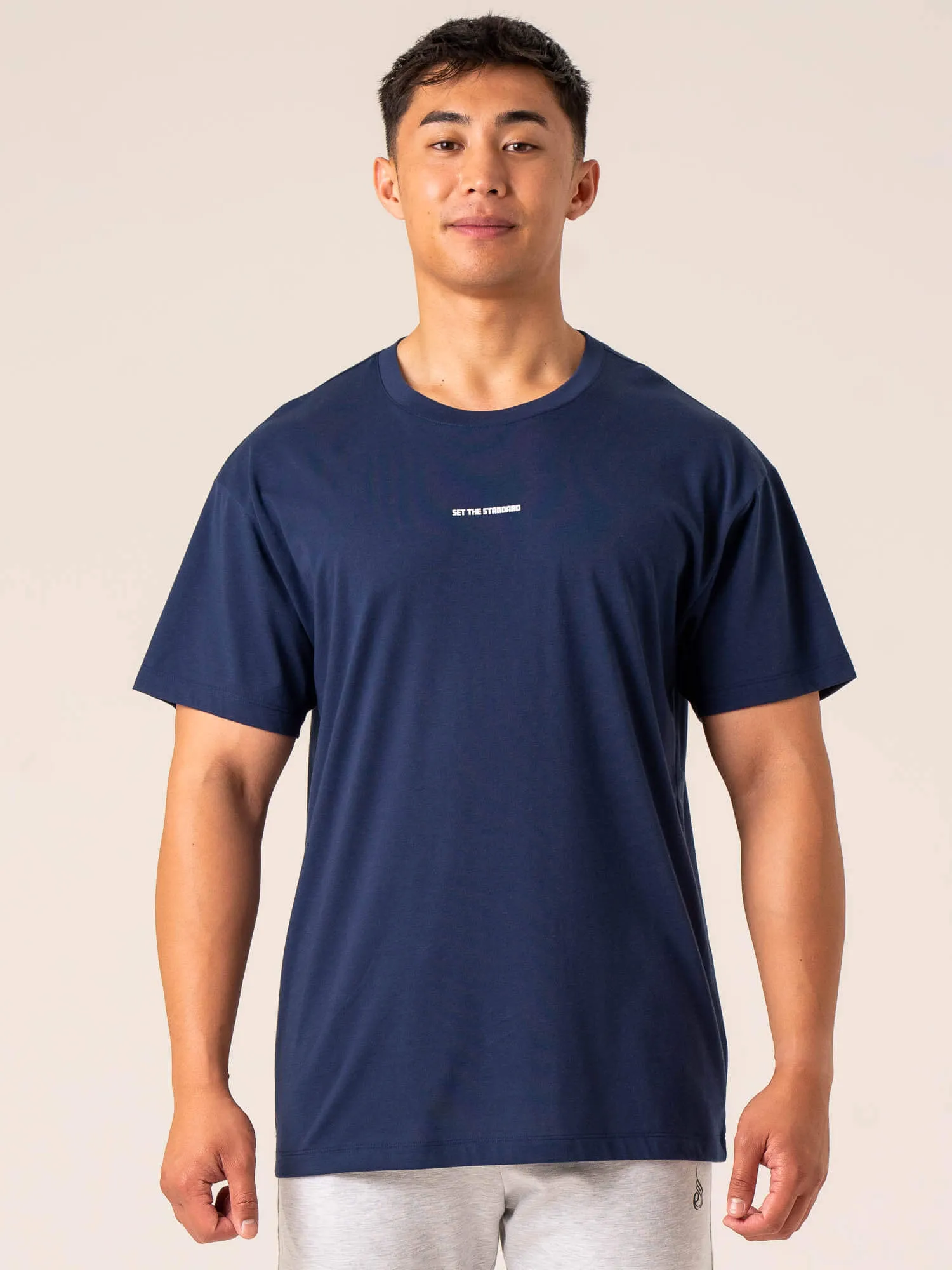 Emerge Oversized T-Shirt - Navy