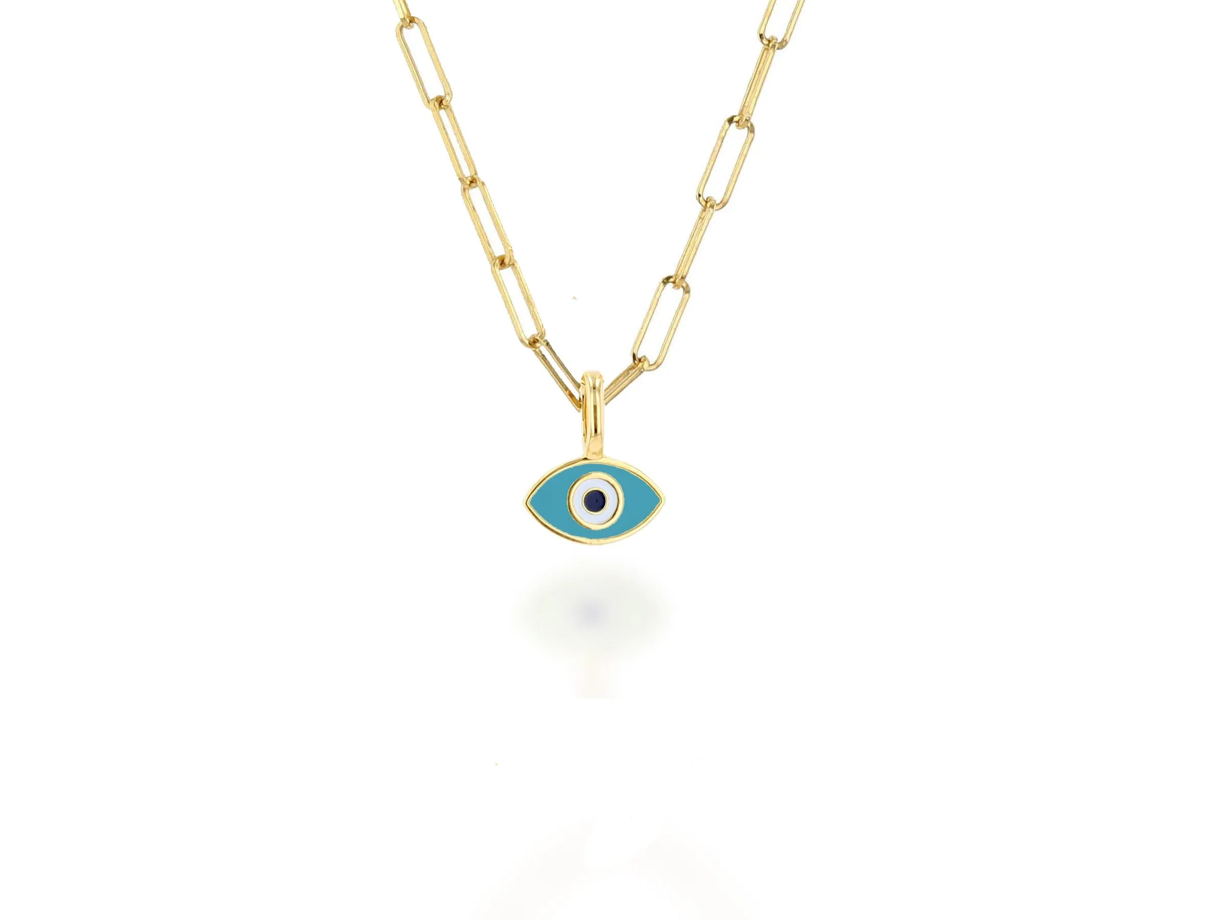 Evil Eye Enamel Charm