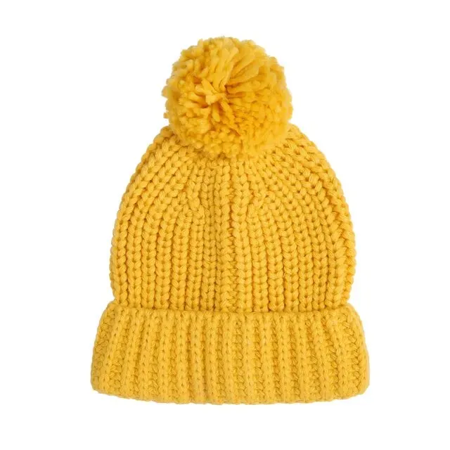 FALL VIBES Pompom Beanie