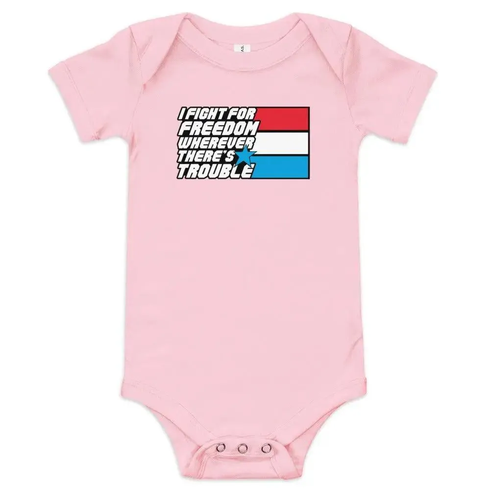 Fight For Freedom Baby Onesie