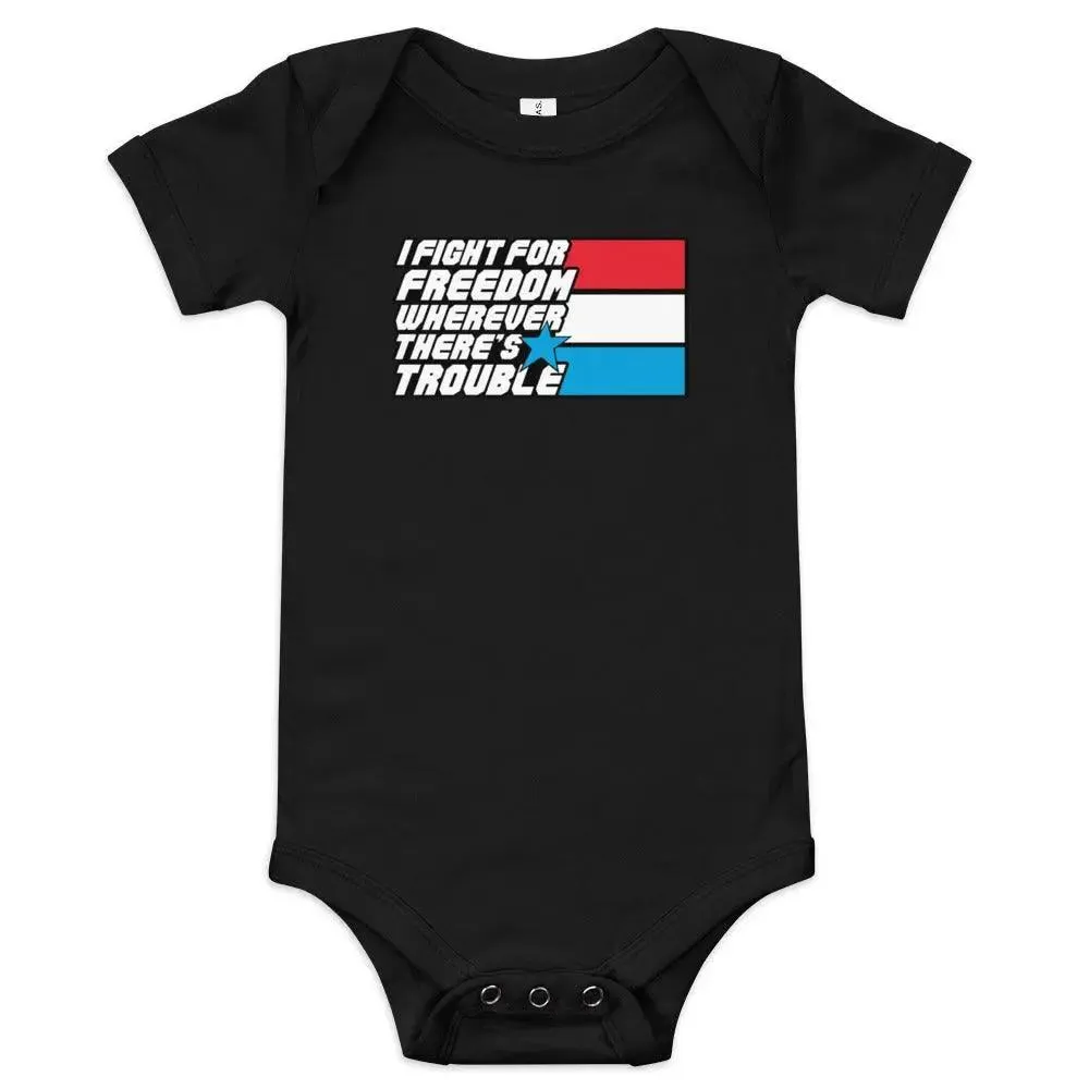 Fight For Freedom Baby Onesie